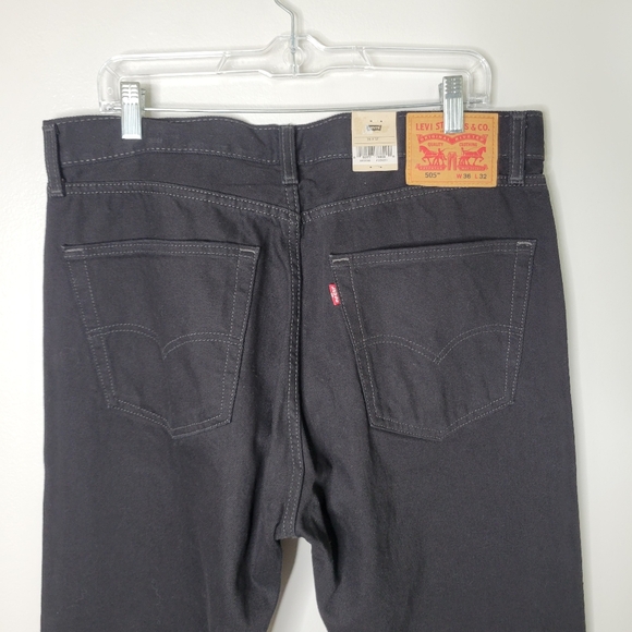 Levi's 505 Classic Straight Leg Jeans - Picture 6 of 9